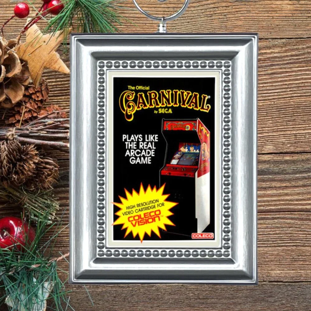 ColecoVision Carnival Video Game‎ Memorabilia Christmas Tree Ornament